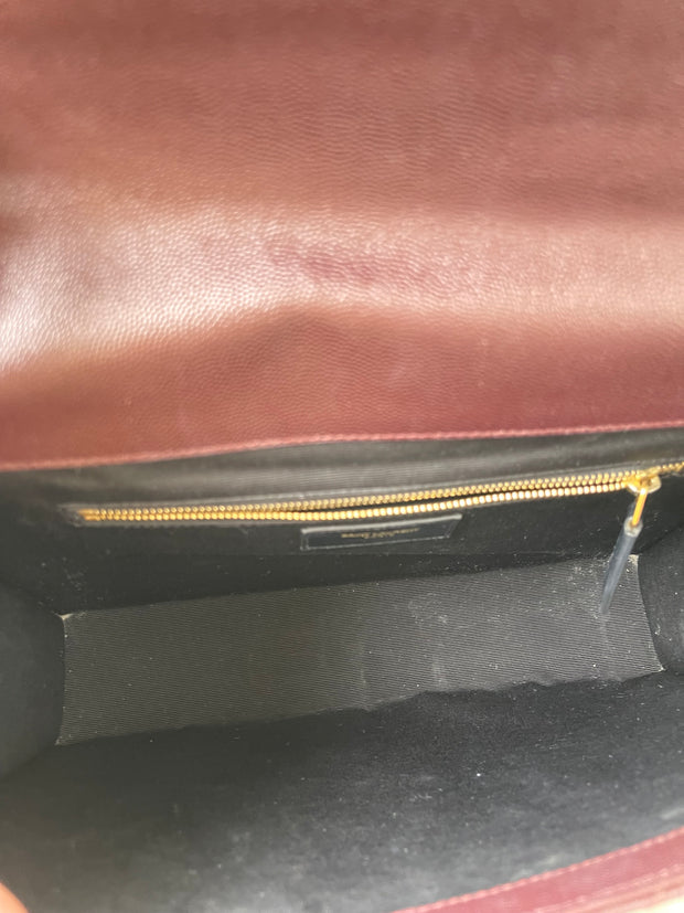 Saint Laurent Envelope Leather Bag