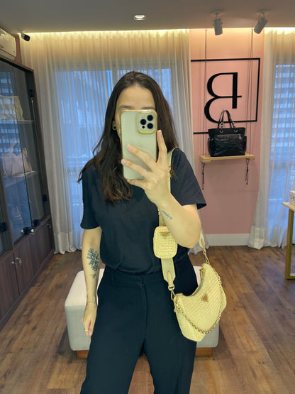 Prada Re-edition 2005 em Raffia