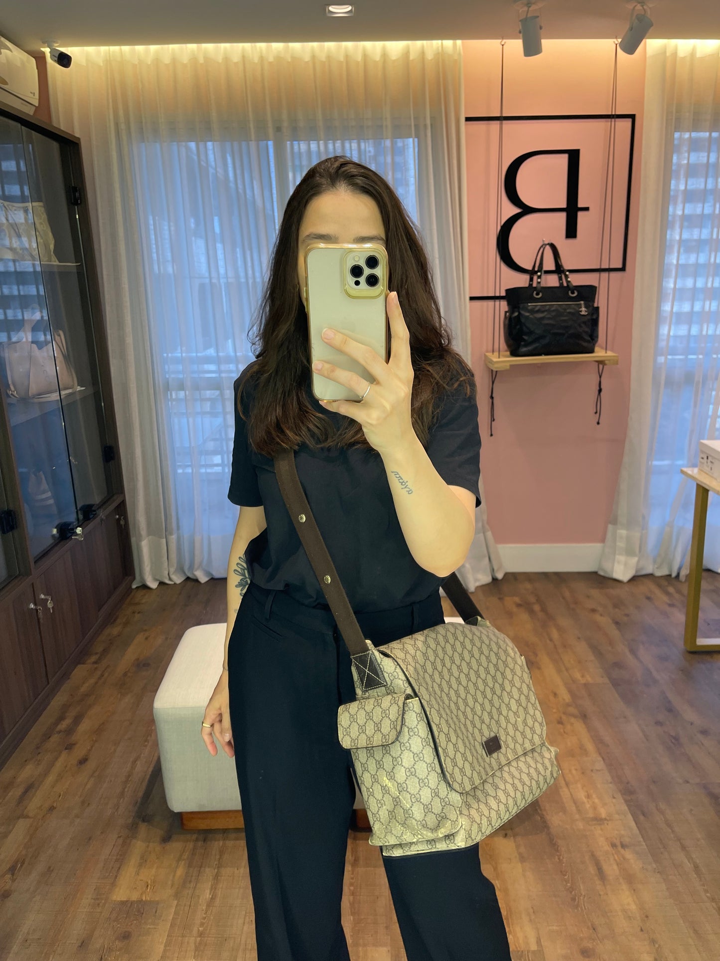 Gucci Maternidade GG Supreme Plus