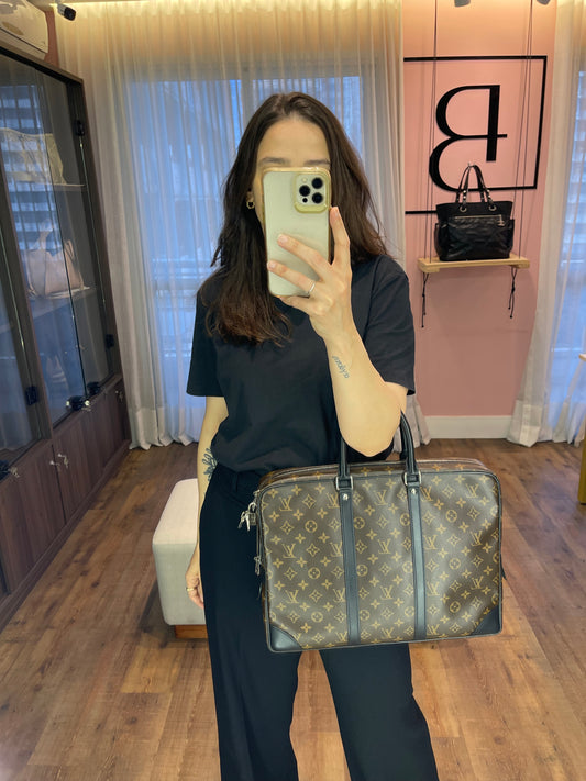 Pasta Louis Vuitton Macassar Monogram