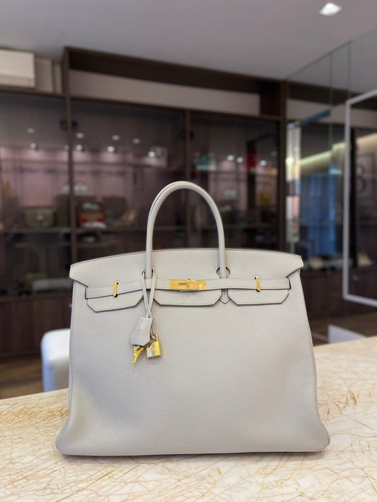 Hermes Birkin 40 Togo Gris