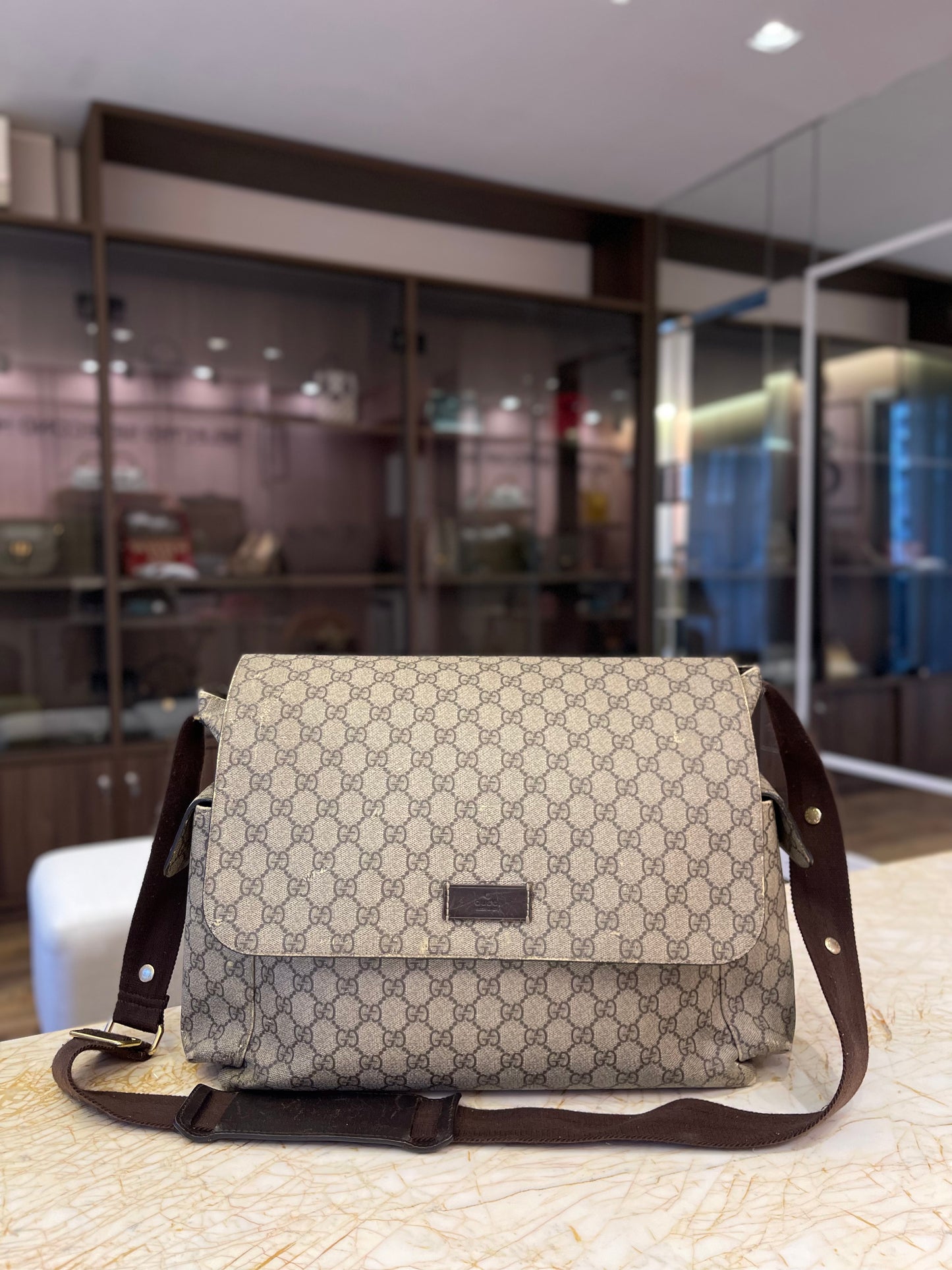 Gucci Maternidade GG Supreme Plus
