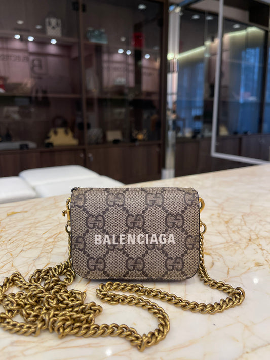 Carteira Gucci x Balenciaga The Hacker Project GG