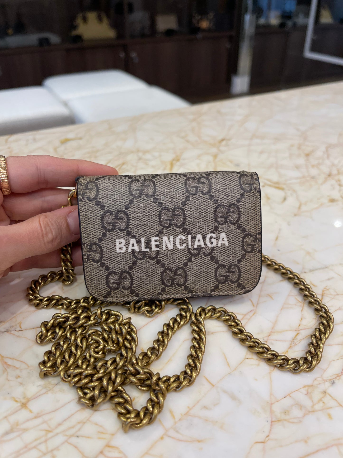 Carteira Gucci x Balenciaga The Hacker Project GG