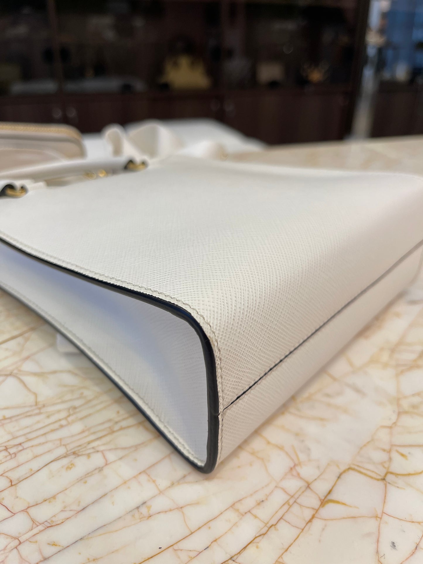 Prada Pre-Owned Lux Embossed Logo