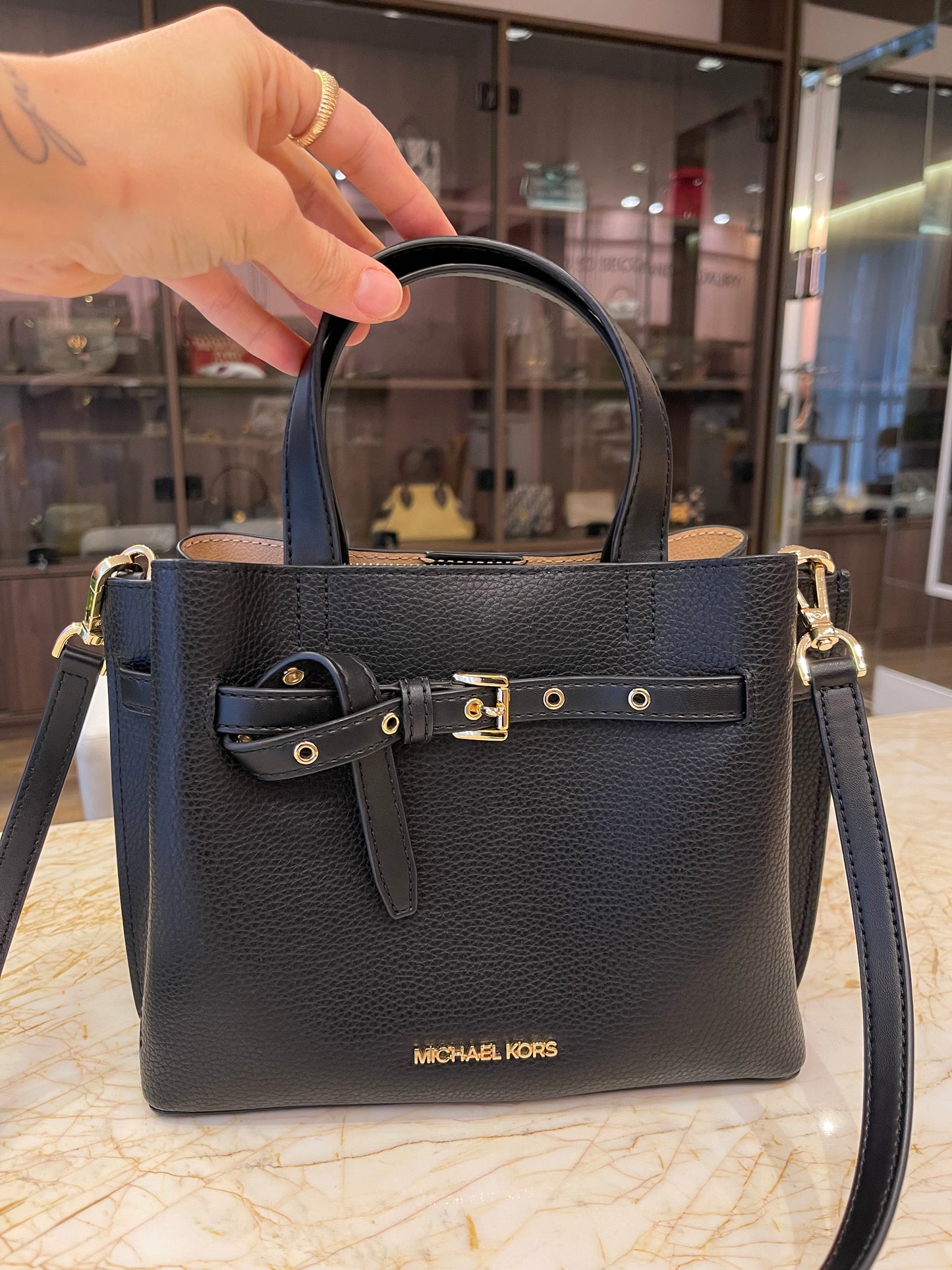 Michael Kors Emilia Small Preta