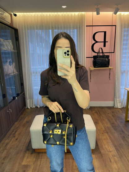 Valentino Garavani Roman Stud Preto