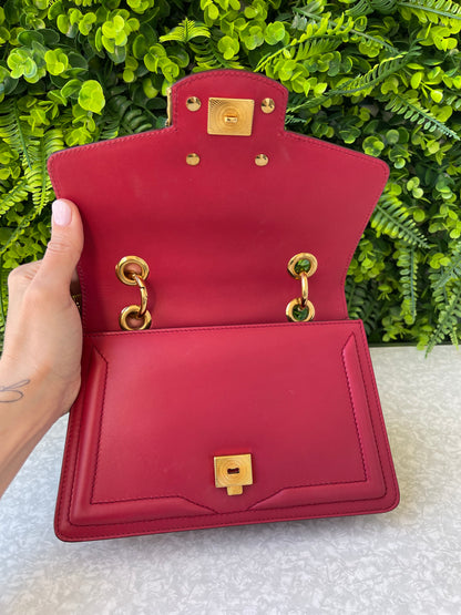 Dolce & Gabbana DG Amore Calfskin Chain Vermelha