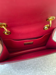 Dolce & Gabbana DG Amore Calfskin Chain Vermelha