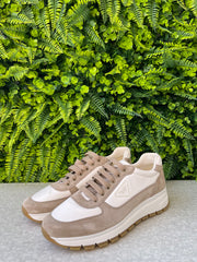 Tênis Prada Logo Bicolor