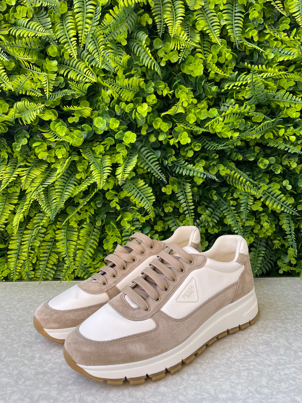 Tênis Prada Logo Bicolor