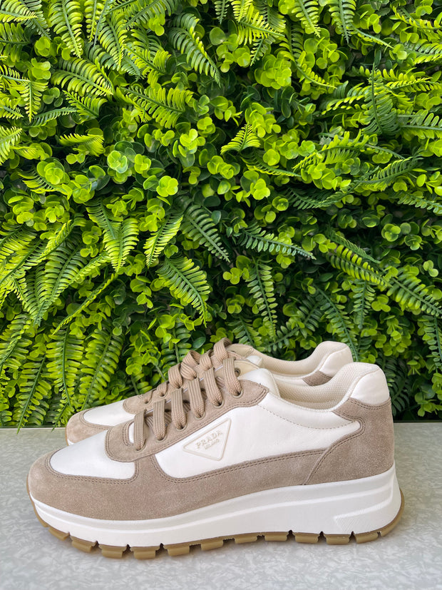 Tênis Prada Logo Bicolor