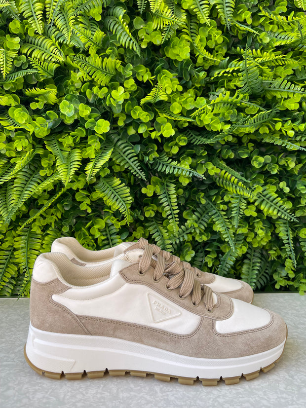 Tênis Prada Logo Bicolor