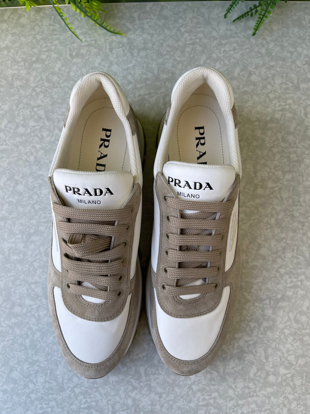 Tênis Prada Logo Bicolor