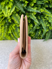 Carteira Chanel Logo Nude