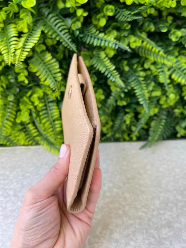 Carteira Chanel Logo Nude