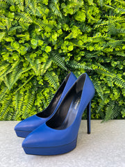 Sapato Scarpin Saint Laurent Azul