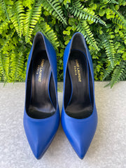Sapato Scarpin Saint Laurent Azul