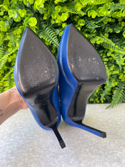 Sapato Scarpin Saint Laurent Azul