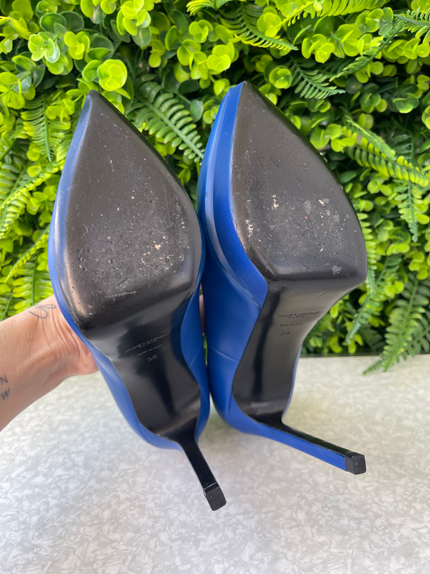Sapato Scarpin Saint Laurent Azul