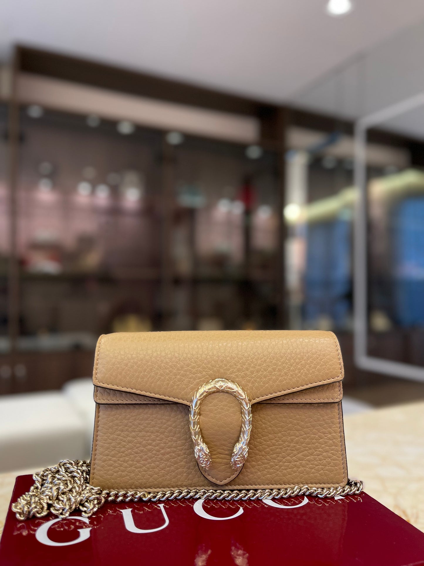 Gucci Dionysus Super Mini Bege