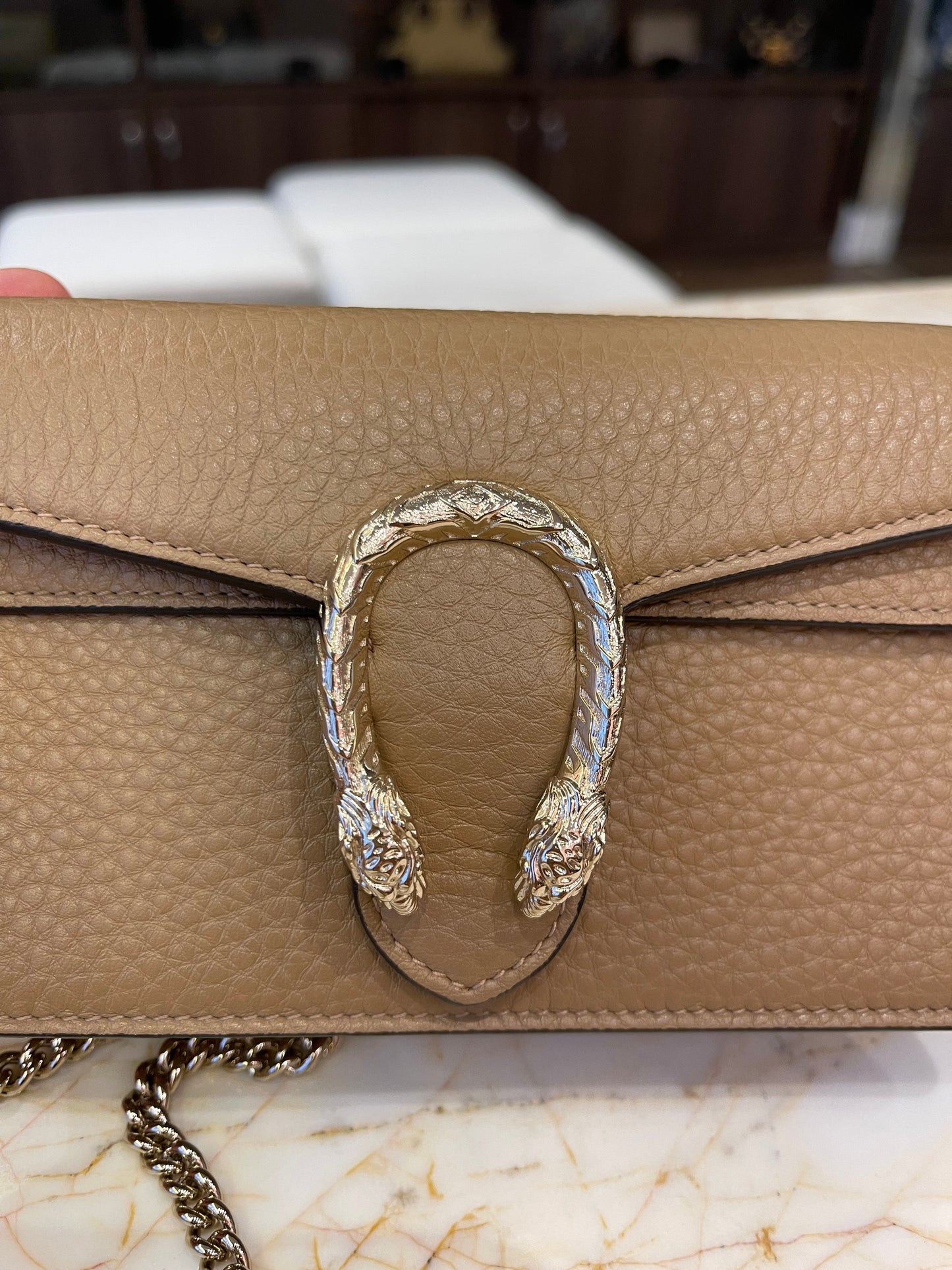 Gucci Dionysus Super Mini Bege