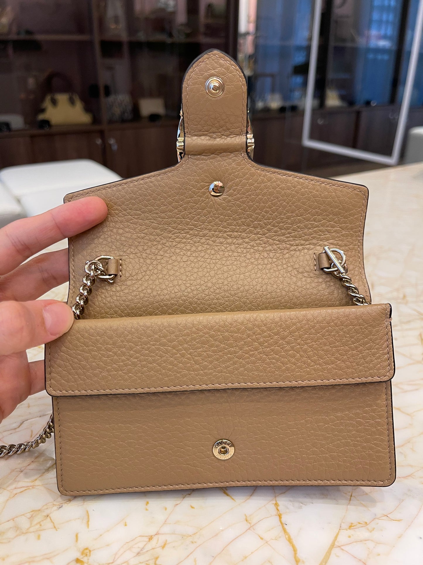 Gucci Dionysus Super Mini Bege