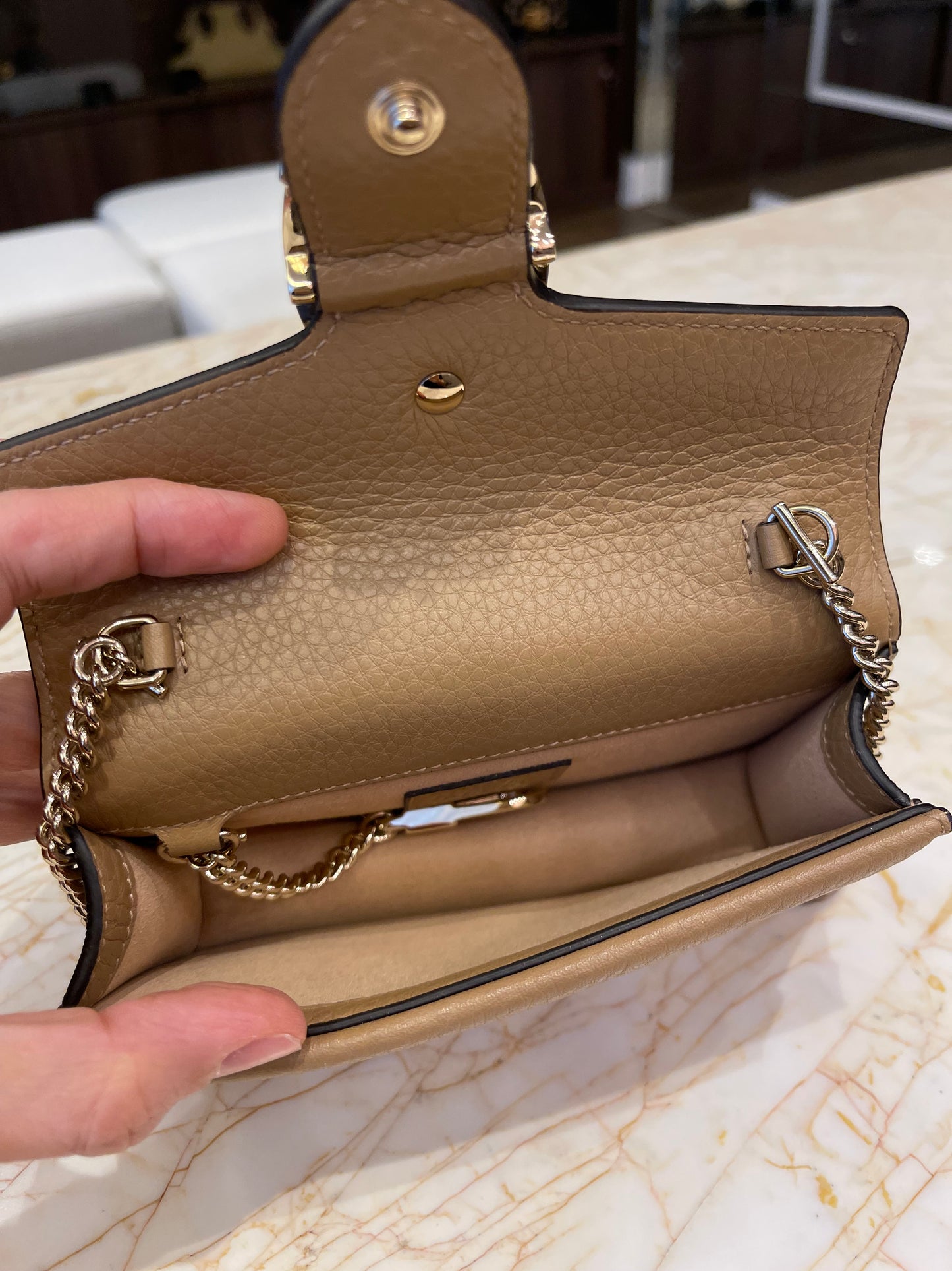 Gucci Dionysus Super Mini Bege