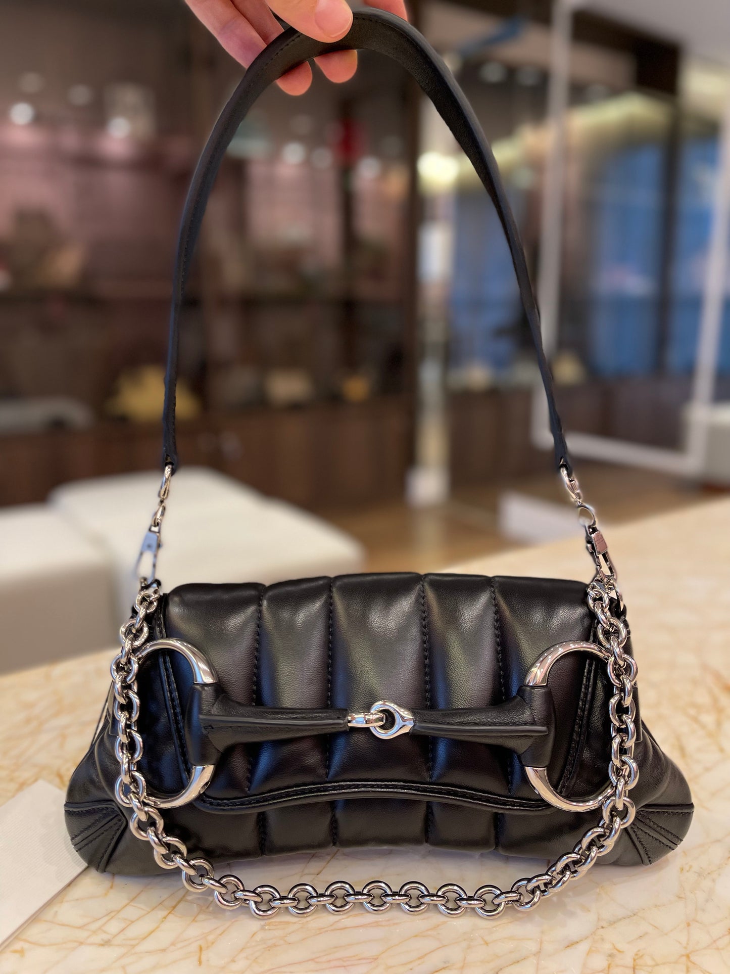 Gucci Horsebit Leather Small Chain