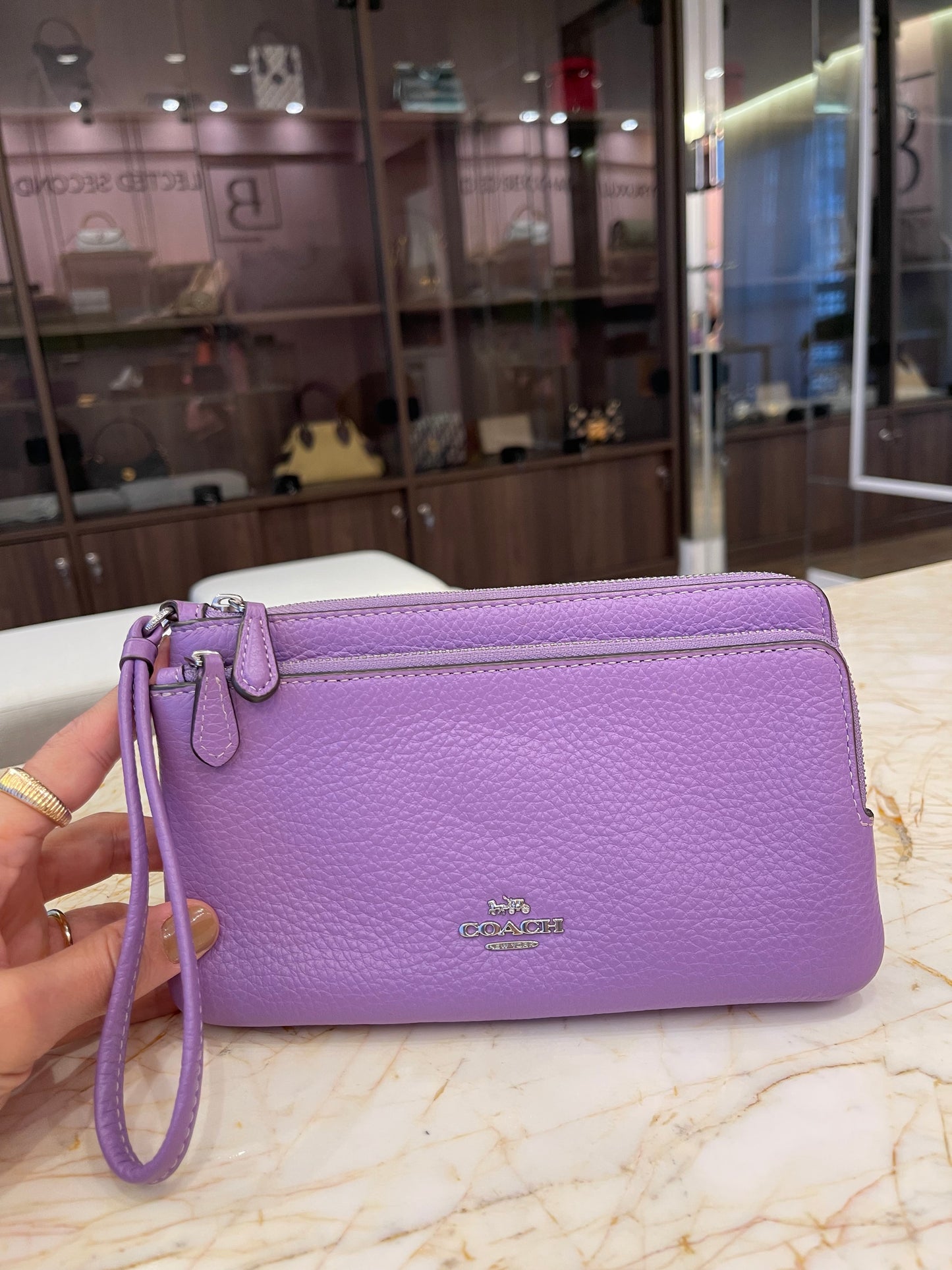 Coach Double Zip Wallet