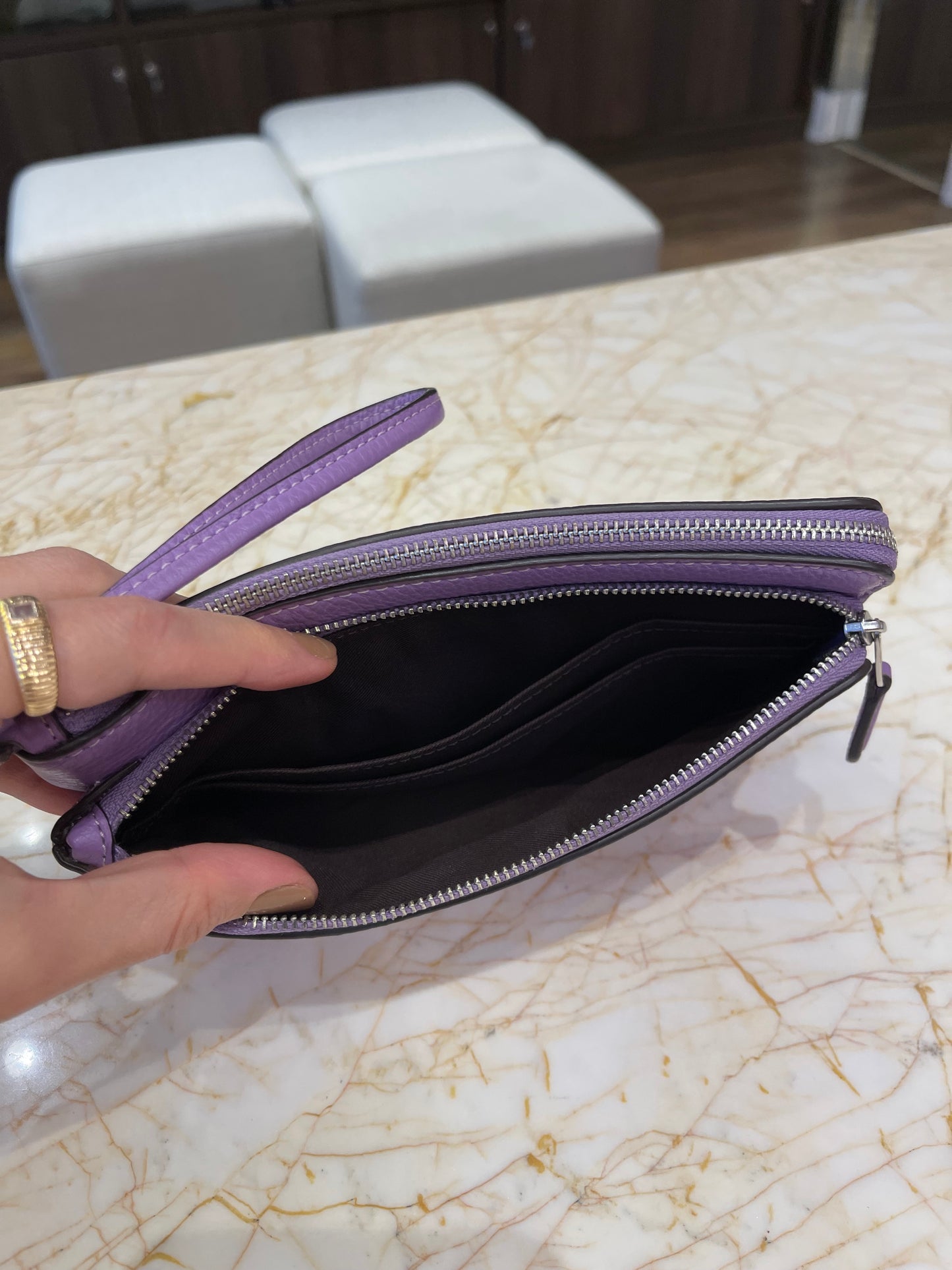 Coach Double Zip Wallet