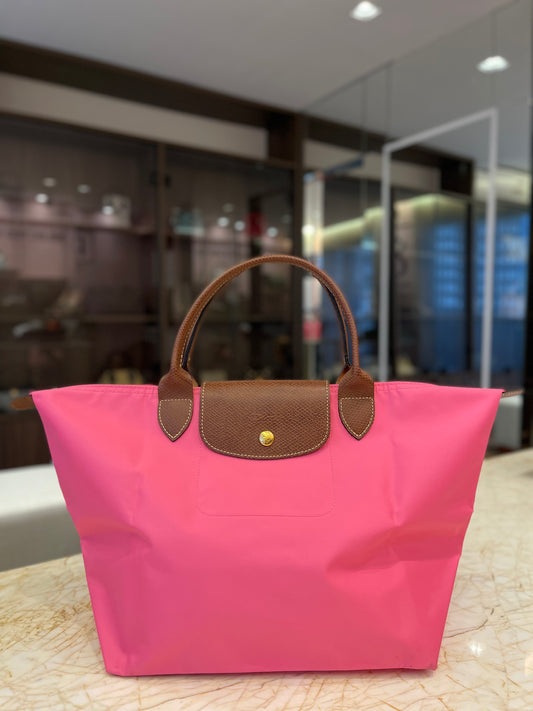 Longchamp Le Pliage Top Handle Rosa