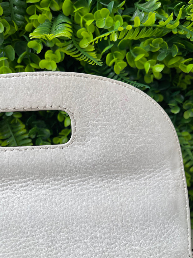 Gucci Calfskin New Bamboo Top Handle Branca