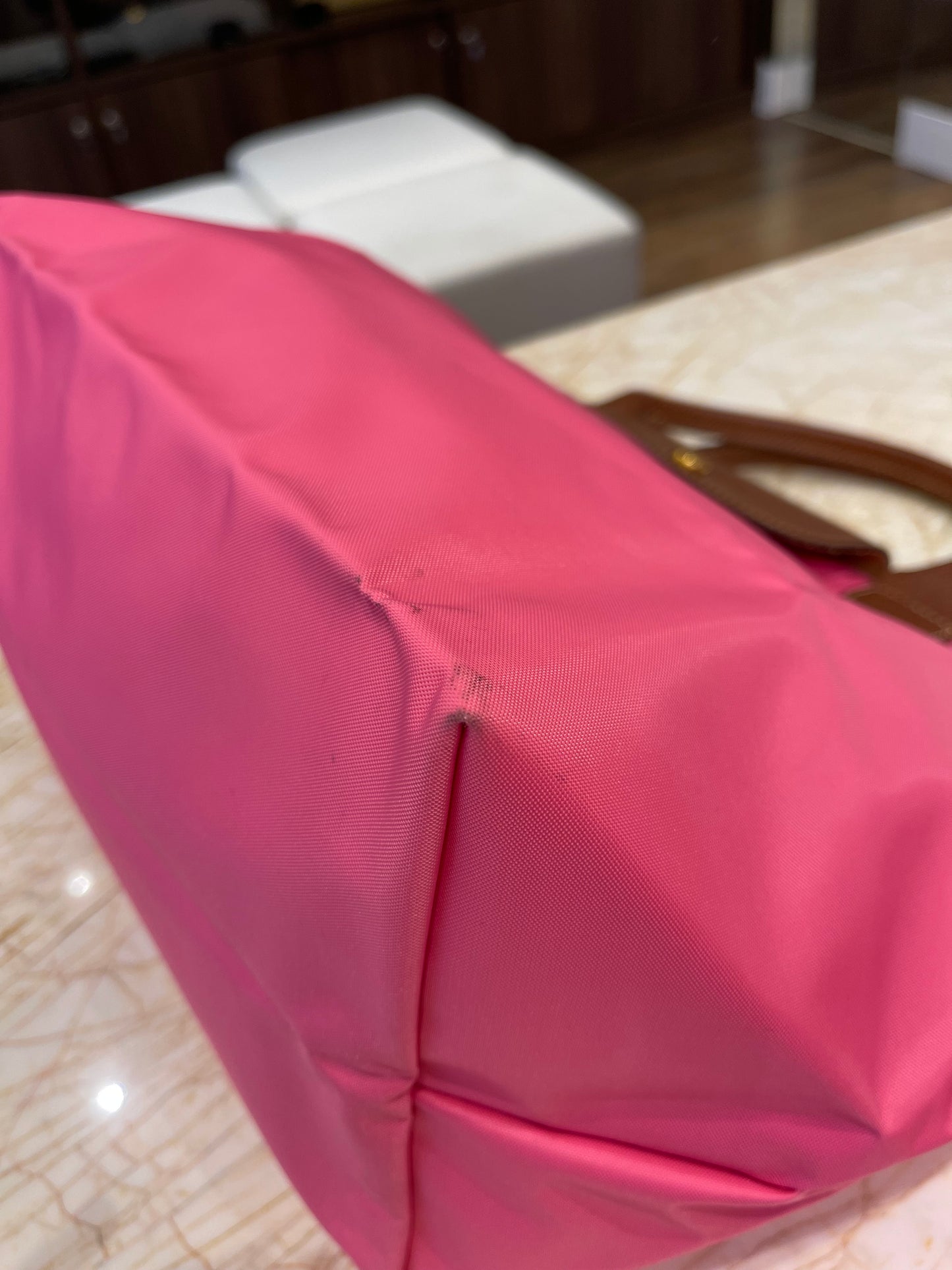 Longchamp Le Pliage Top Handle Rosa