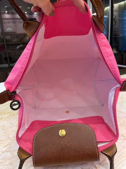 Longchamp Le Pliage Top Handle Rosa