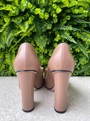 Sapato Gucci GG Marmont Loafer Beige