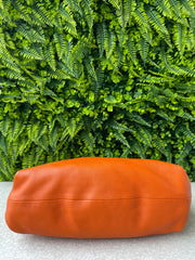 Salvatore Ferragamo Leather Shoulder Bag Laranja