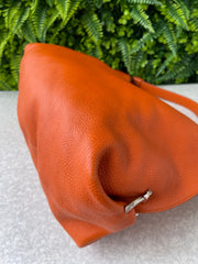Salvatore Ferragamo Leather Shoulder Bag Laranja