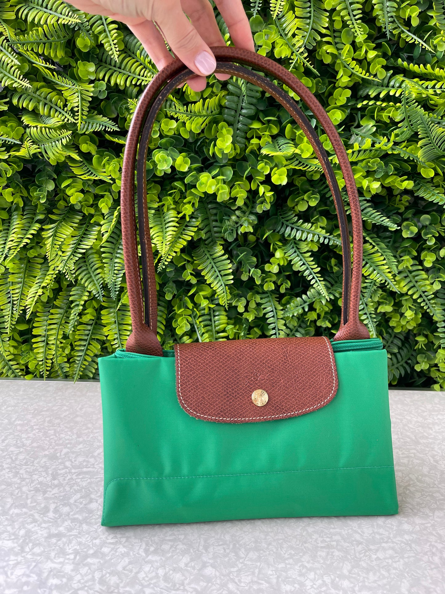 Longchamp Le Pliage Large Verde