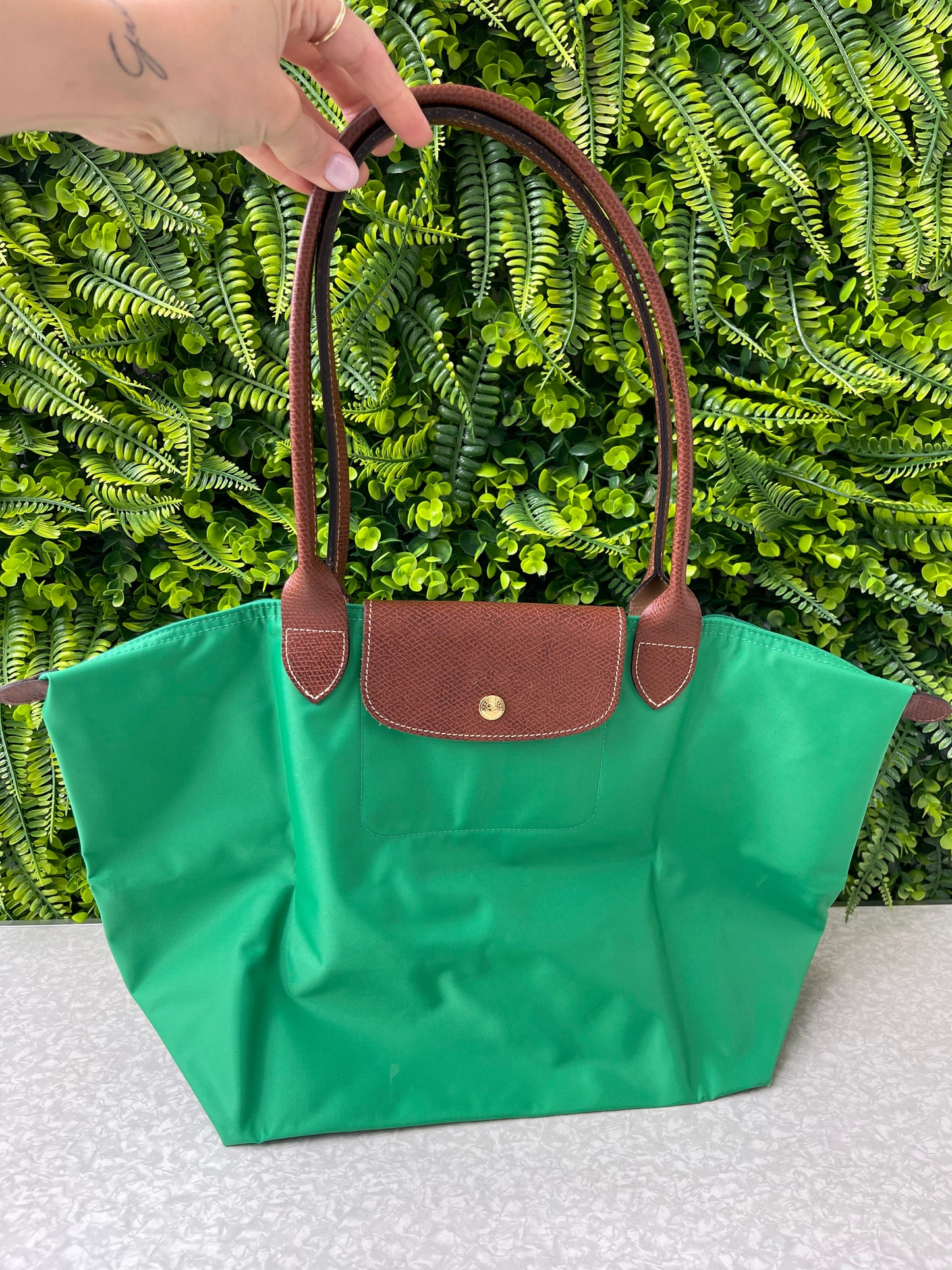 Longchamp Le Pliage Large Verde