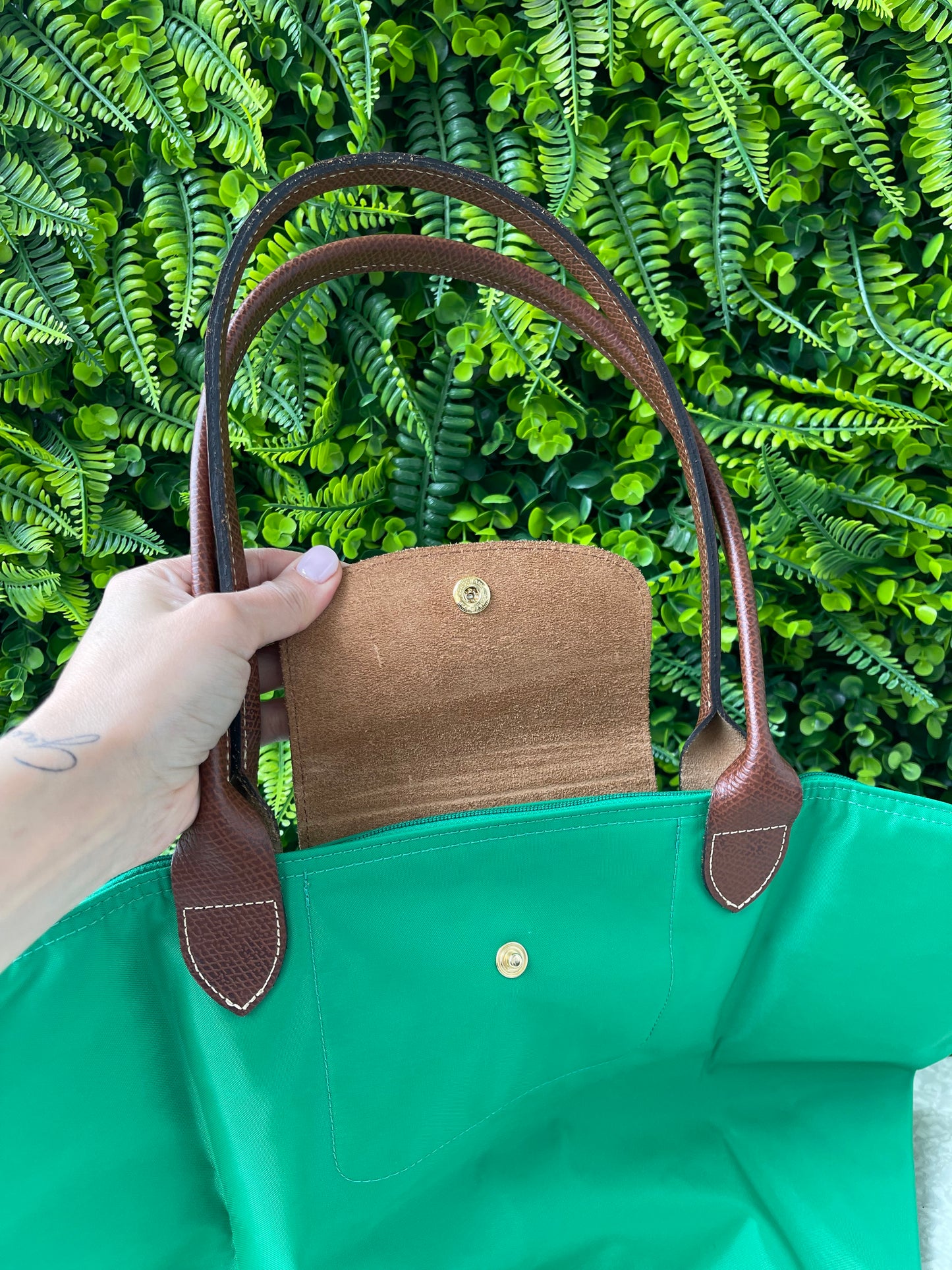 Longchamp Le Pliage Large Verde