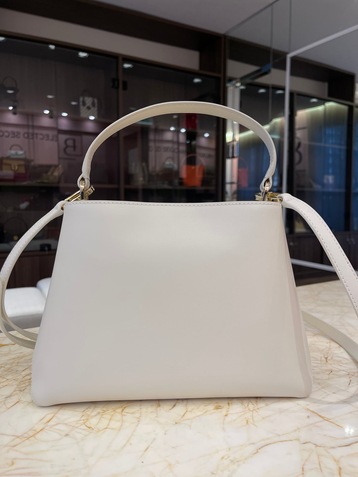 Furla Teia S Top Handle Branca