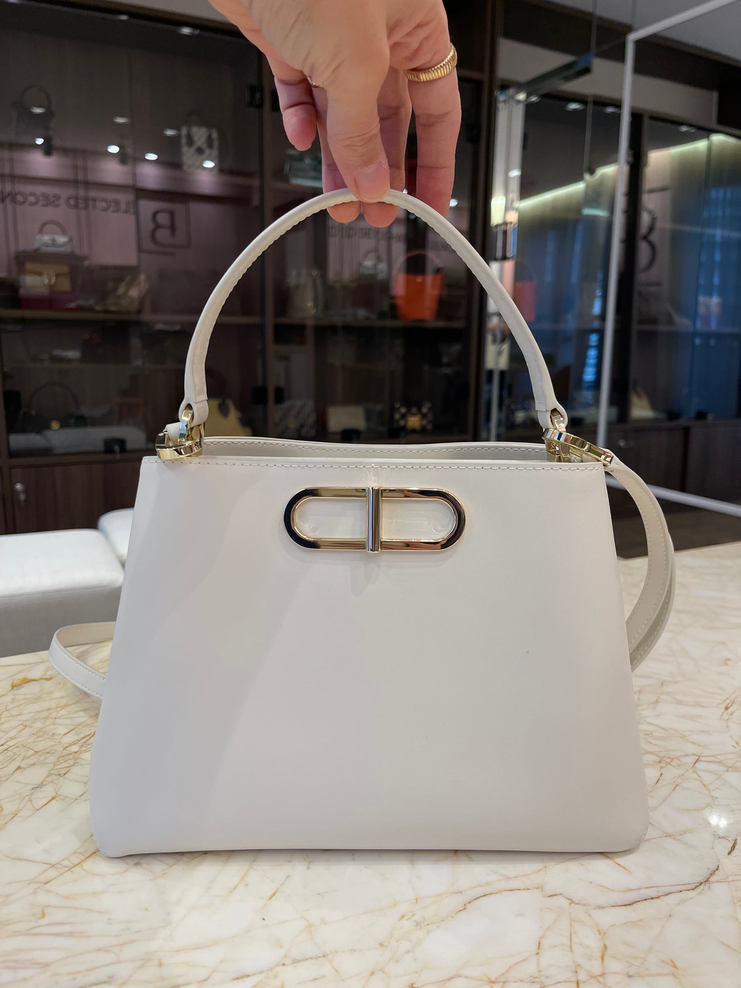 Furla Teia S Top Handle Branca