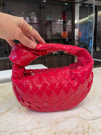 Bottega Veneta Mini Jodie Verniz