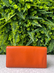 Carteira Salvatore Ferragamo Leather Laranja