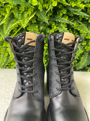 Bota Gucci GG Supreme Preta