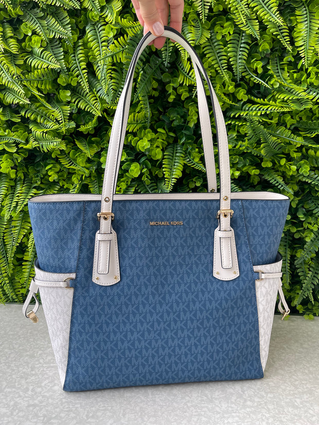 Michael Kors Voyager Bicolor Azul