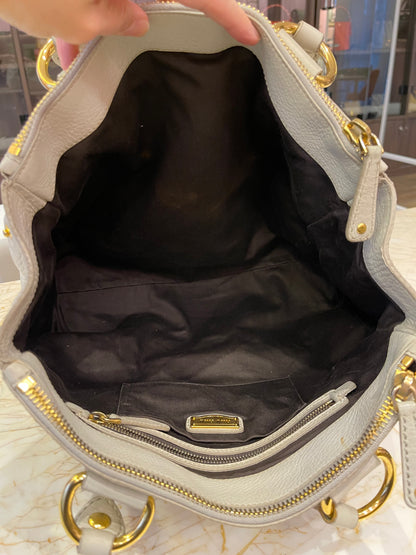 Miu Miu Taupe Leather Bege