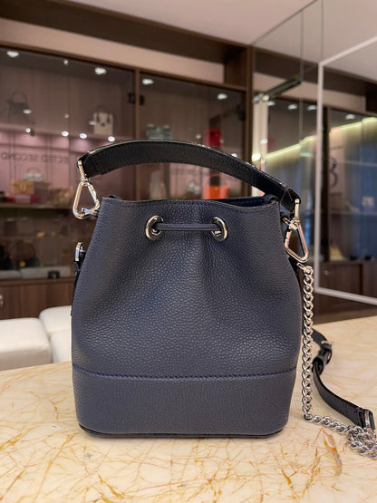 Lancel Ninon Bucket Azul Marinho