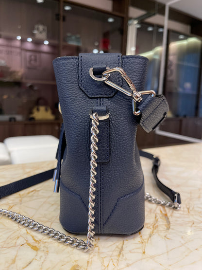 Lancel Ninon Bucket Azul Marinho